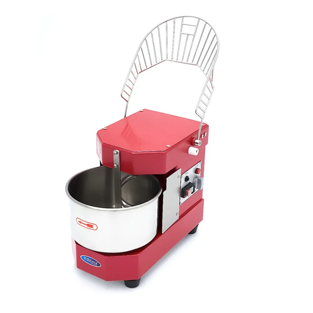 Spiraalkneder - 8 L - 4,5 Kg Deeg - Raspberry Rood - MAXIMA