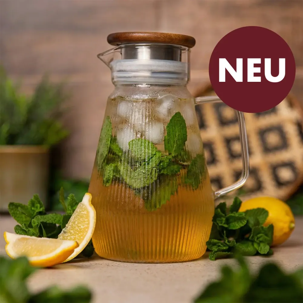 Glazen ijsthee-karaf (1,5 l)