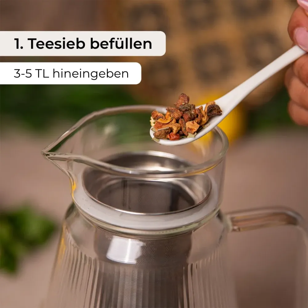 Glazen ijsthee-karaf (1,5 l)