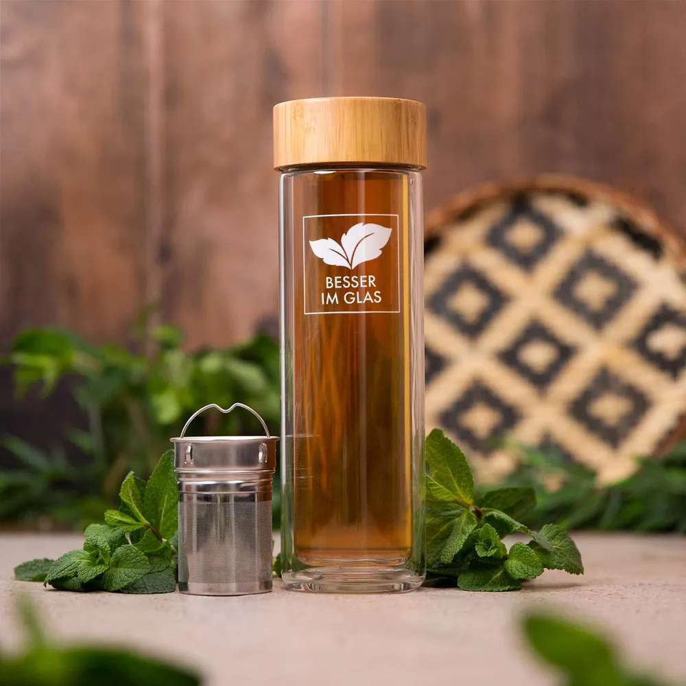 Glazen theefles (450ml)