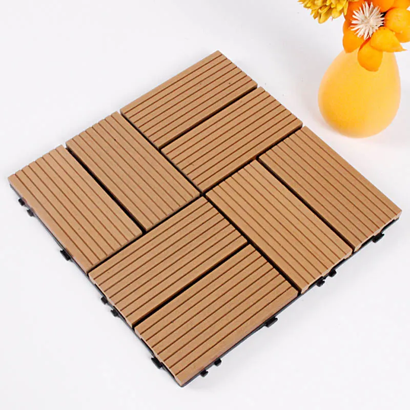 Weerbestendig Composite Deck Flooring Tiles Interlocking Patio Flooring Tiles Fire Resistant