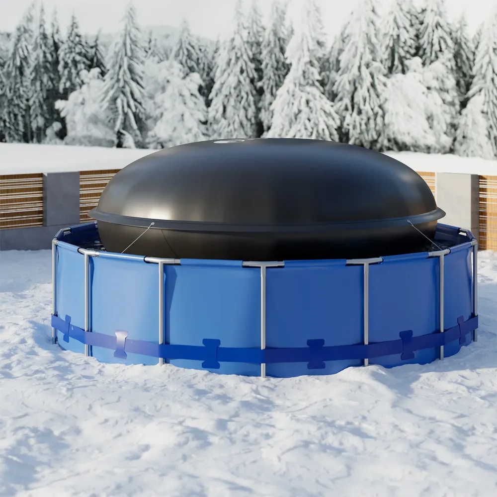 Opblaasbaar afdekzeil - 4 meter - Rond Hosel