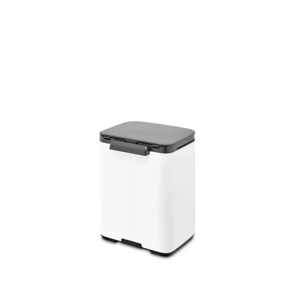 Brabantia Bo Afvalemmer, 4 liter - White