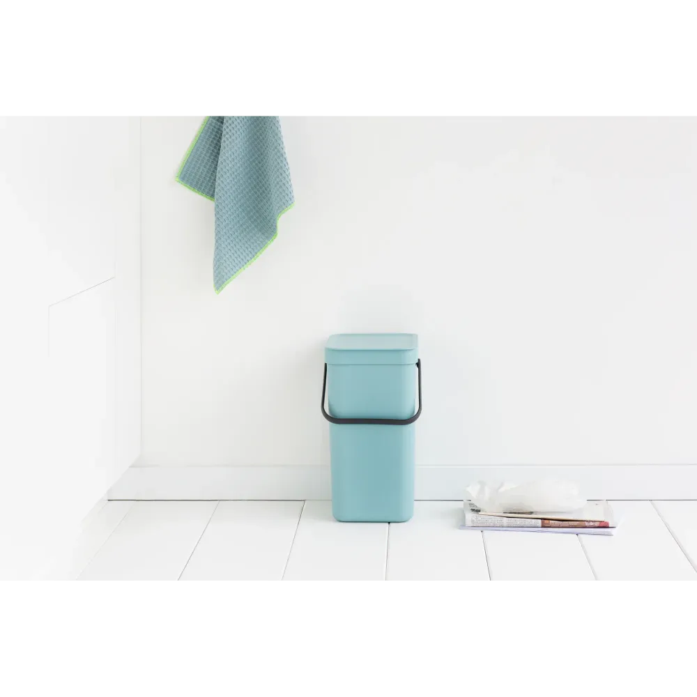 Brabantia Sort & Go afvalemmer, 12 liter - Mint