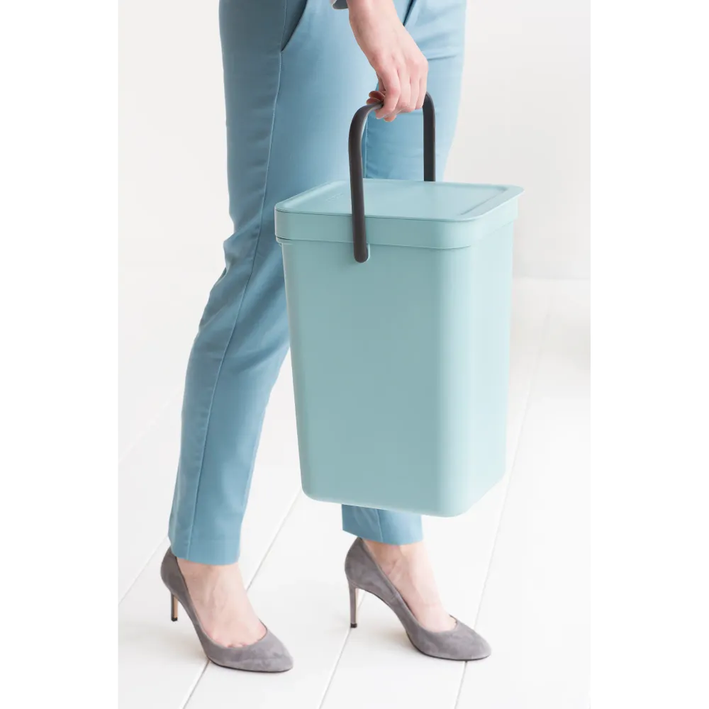 Brabantia Sort & Go afvalemmer, 12 liter - Mint