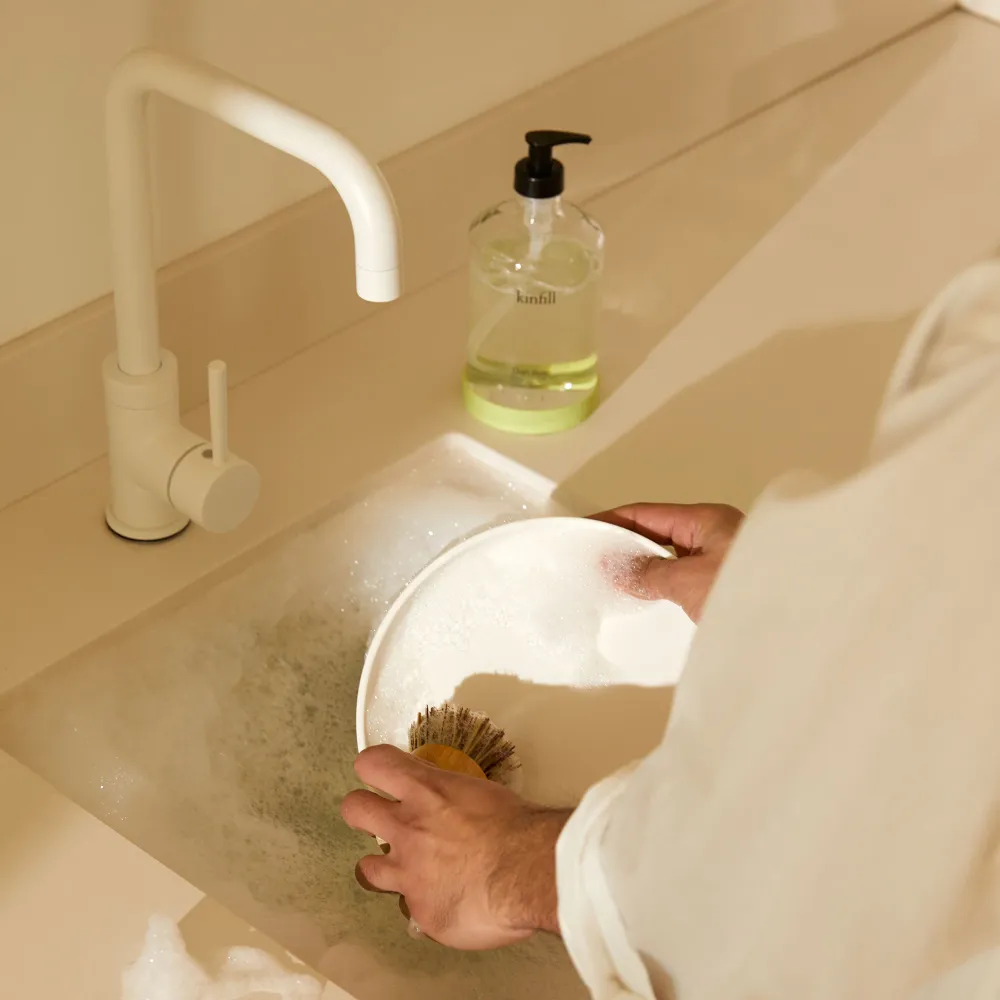 Starter kit Dish Soap - afwasmiddel - limoen en basilicum Kinfill