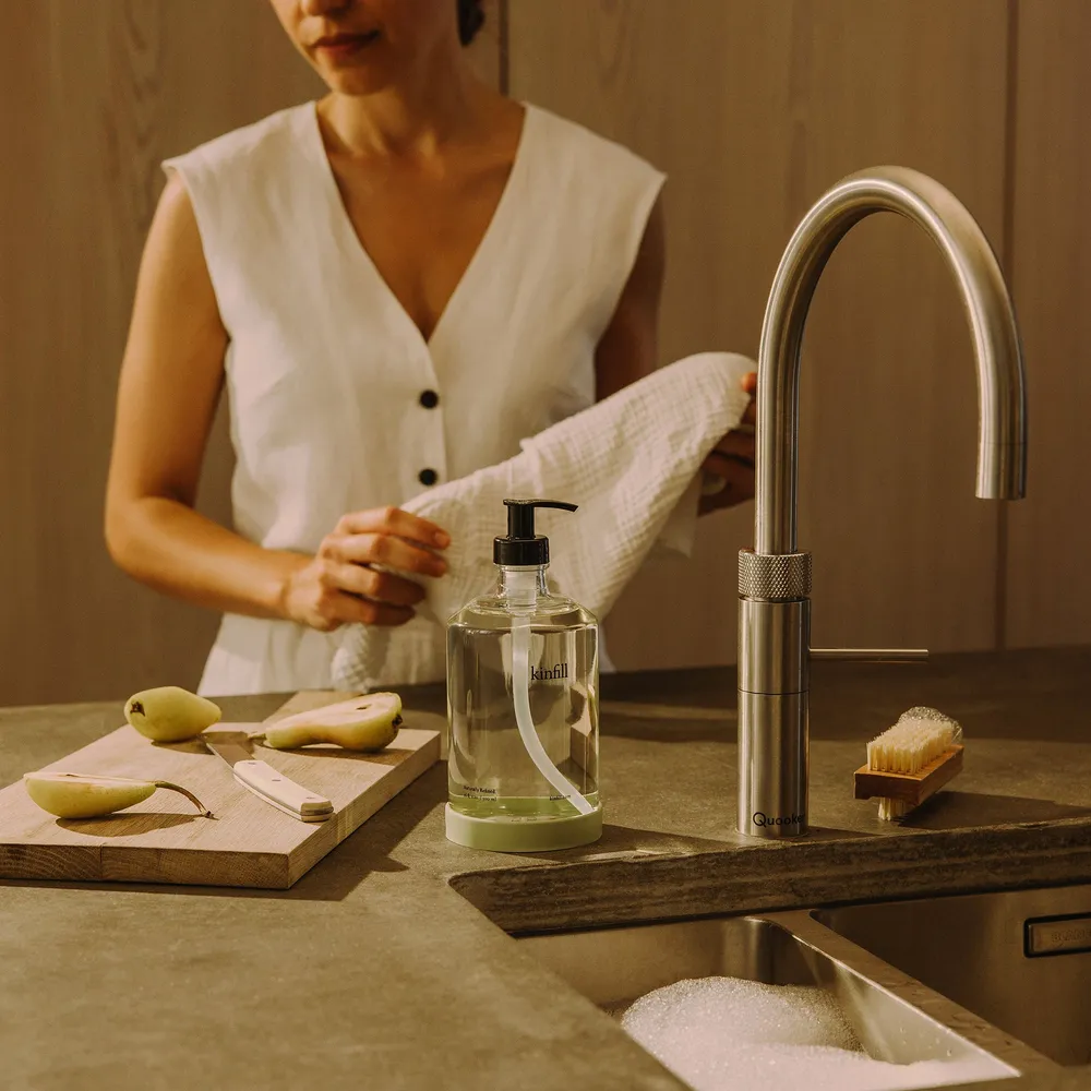 Starter kit Dish Soap - afwasmiddel - limoen en basilicum Kinfill