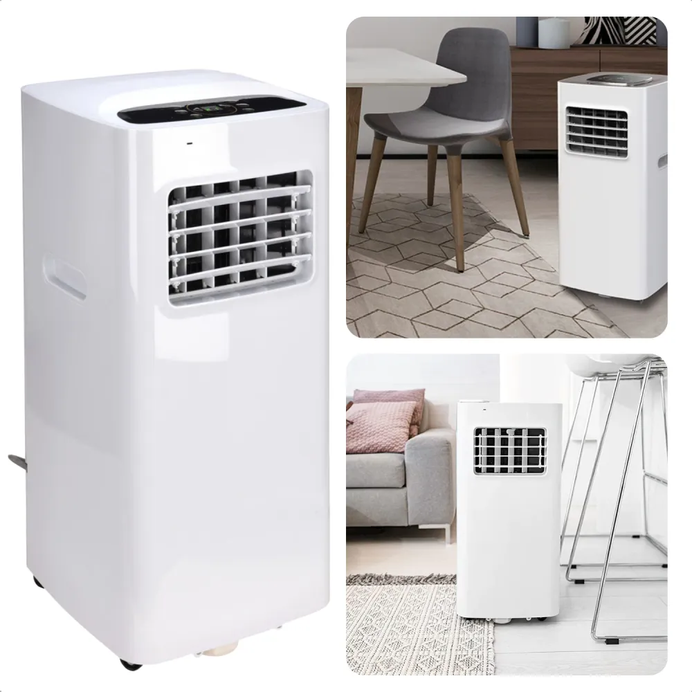 Cheqo® Mobiele Airco - Airconditioner - 7000BTU - 2000W - Ontvochtigingsfunctie - Timer - Afstandsbediening - LED-bedienin...