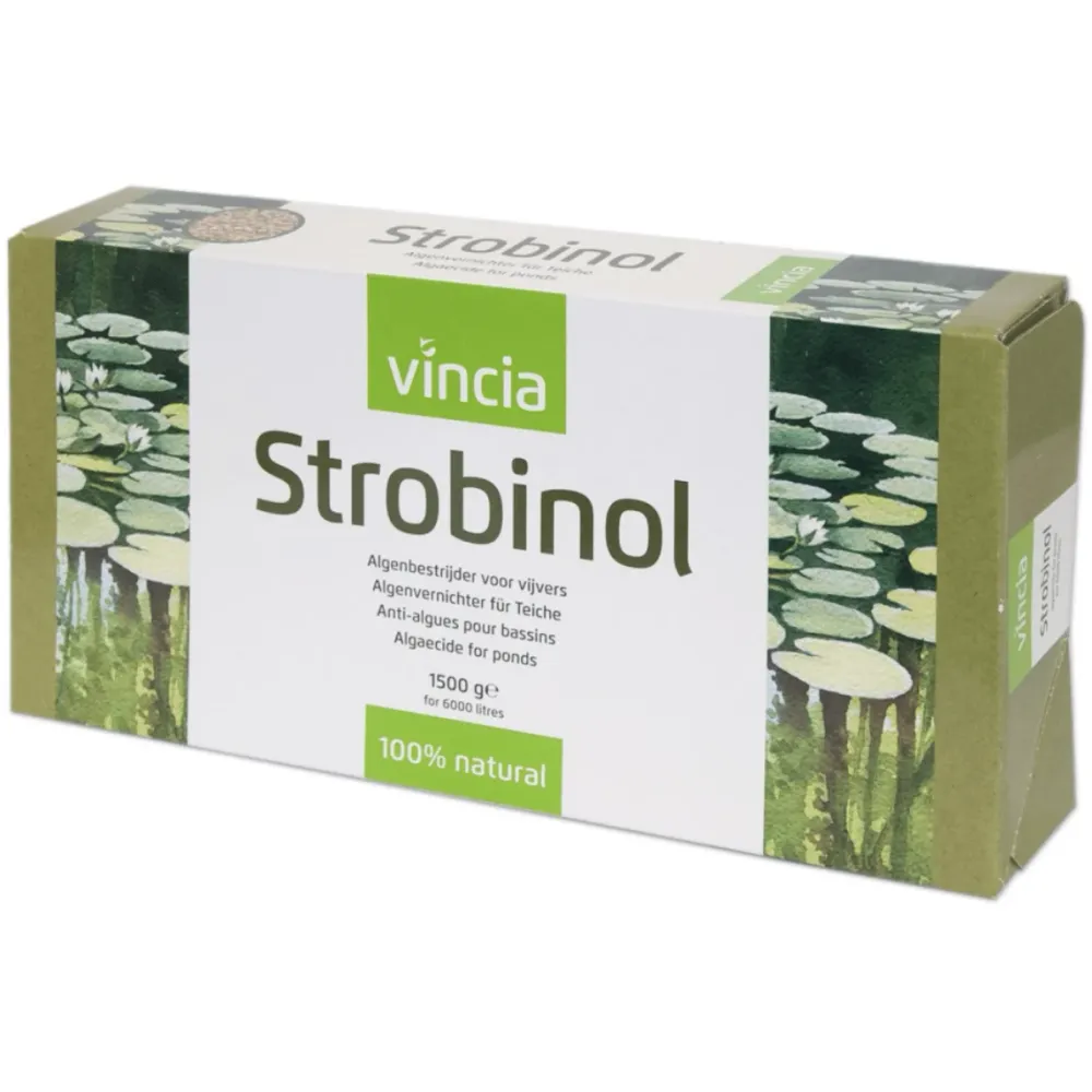 Strobinol 3000ml - 100% natuurlijke anti-algenbehandeling (Max 6M³) - Gerstestro Vincia