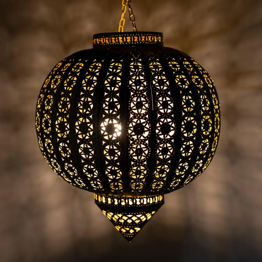 Marokkaanse gouden bol plafondlamp