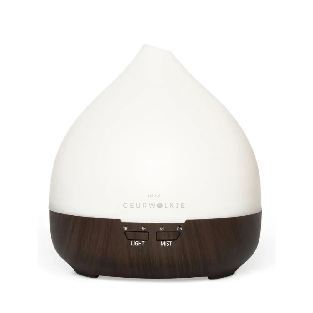 Unity 2.0 - Geurwolkje® Aroma Diffuser - Donker hout - 400 ml