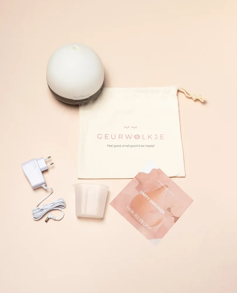 Unity 2.0 - Geurwolkje® Aroma Diffuser - Donker hout - 400 ml