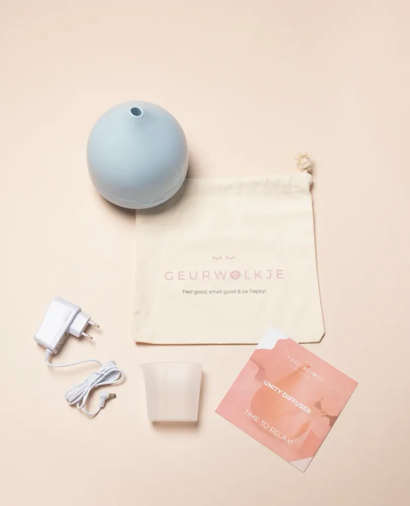 Unity 2.0 - Geurwolkje® Aroma Diffuser - Sky Blue - 400 ml