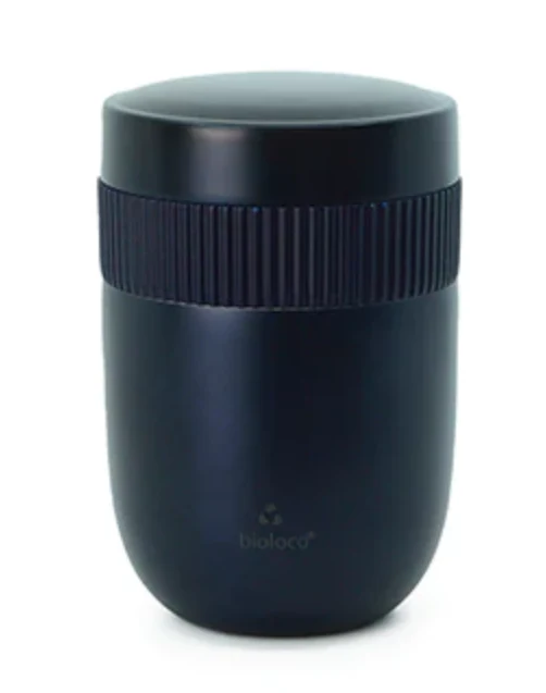 LUNCHPOT van roestvrij staal TWEDLGRIJS 420 ml + 200 ml - CHIC-MIC