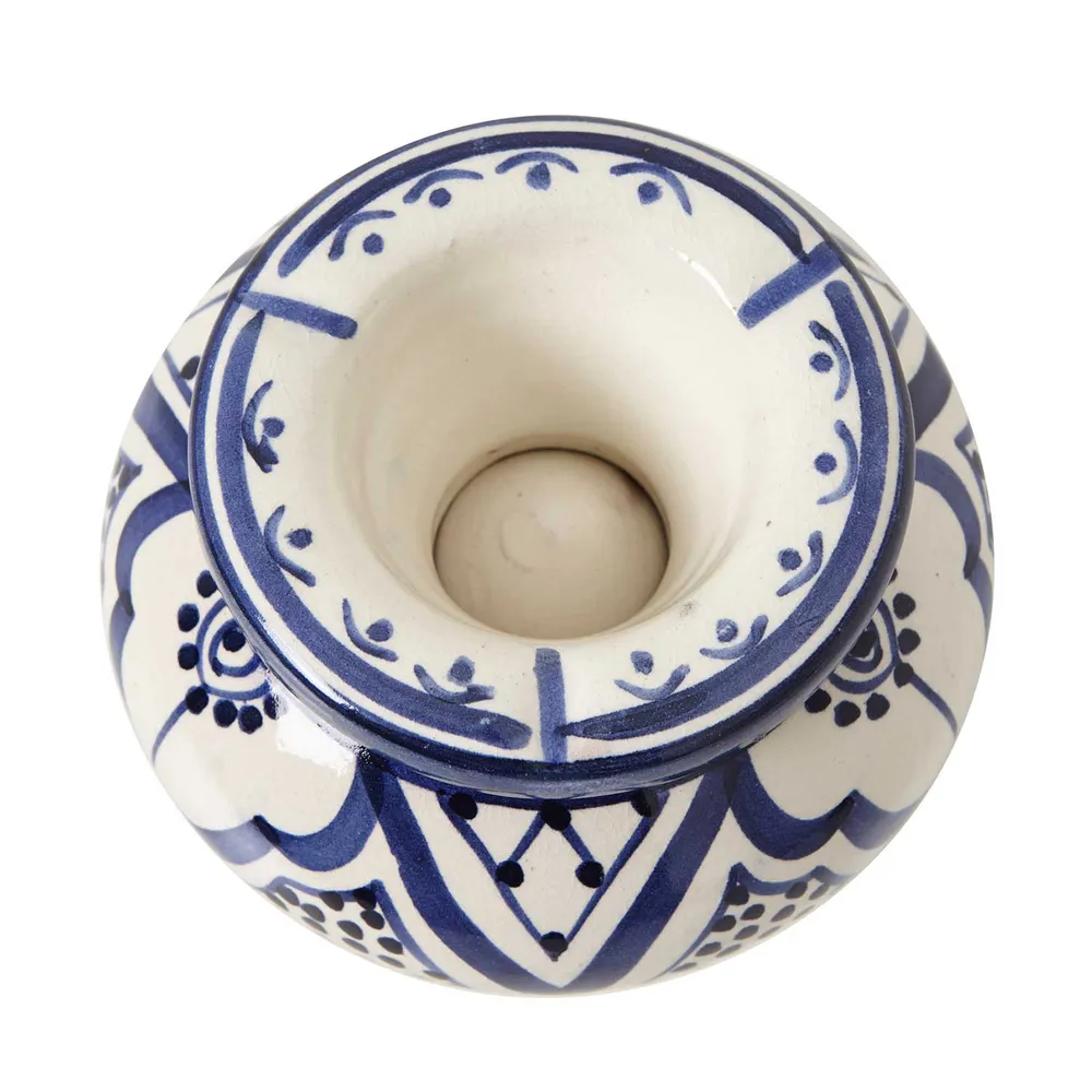 Keramische asbak wit
