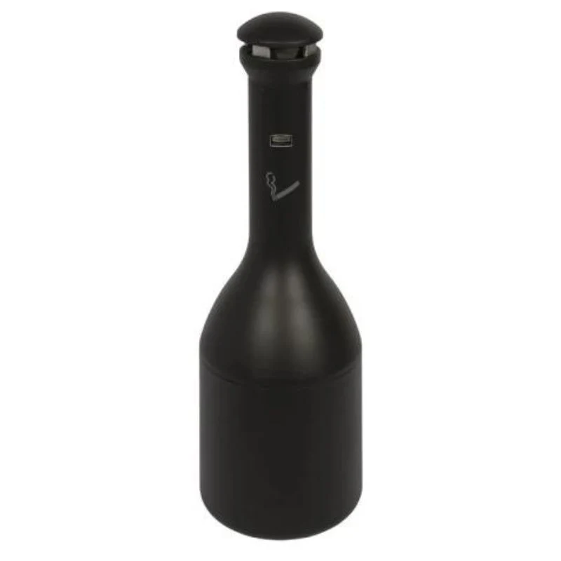 Rubbermaid Staande Asbak Buiten Genie Infinity Zwart