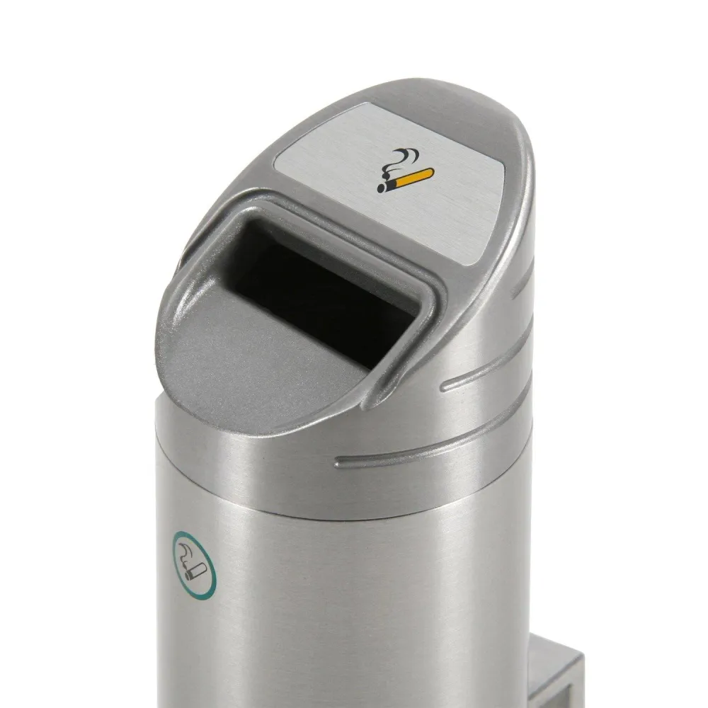 Wandasbak Buiten Ashpro Rond Aluminium
