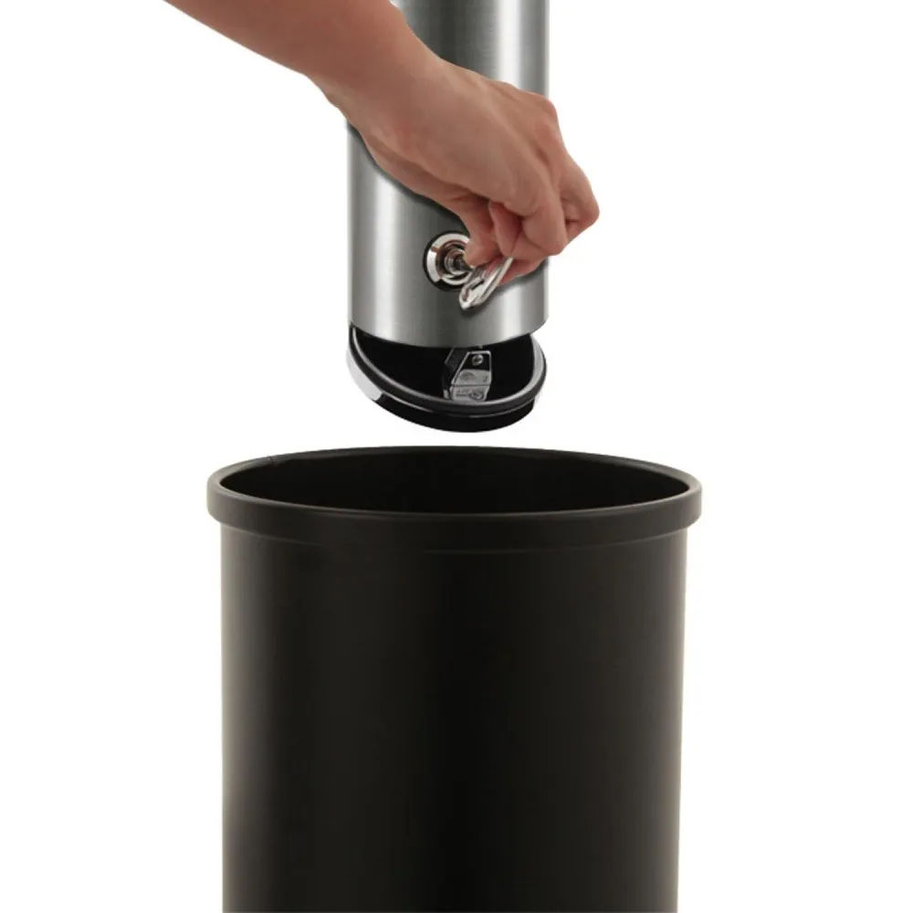 Wandasbak Buiten Ashpro Rond Aluminium