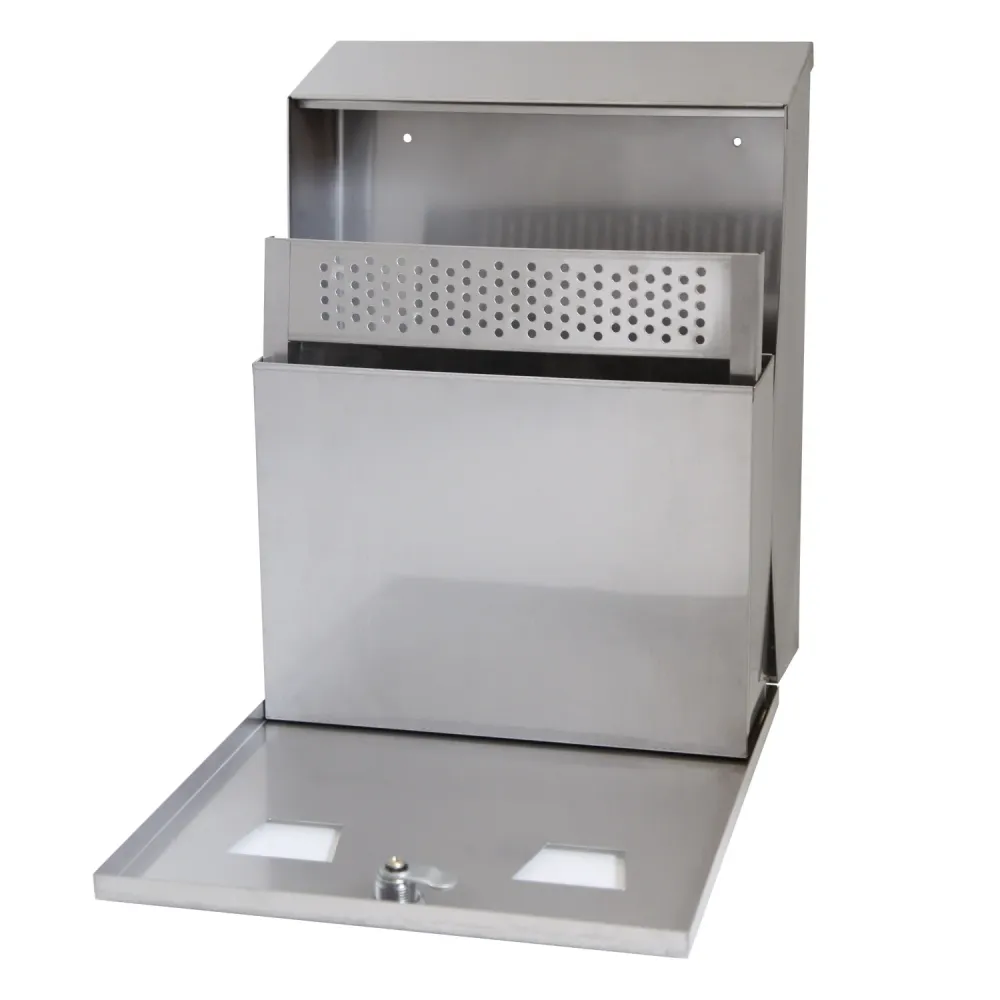 Wandasbak Buiten RVS met Frontinworp
