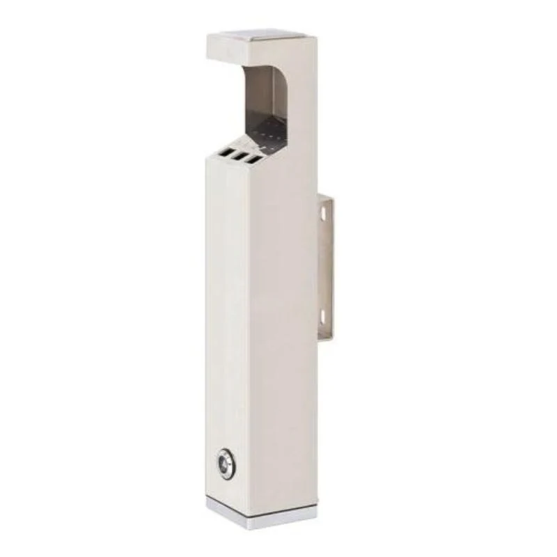 Wandasbak Zuil Vierkant RVS 2 Liter