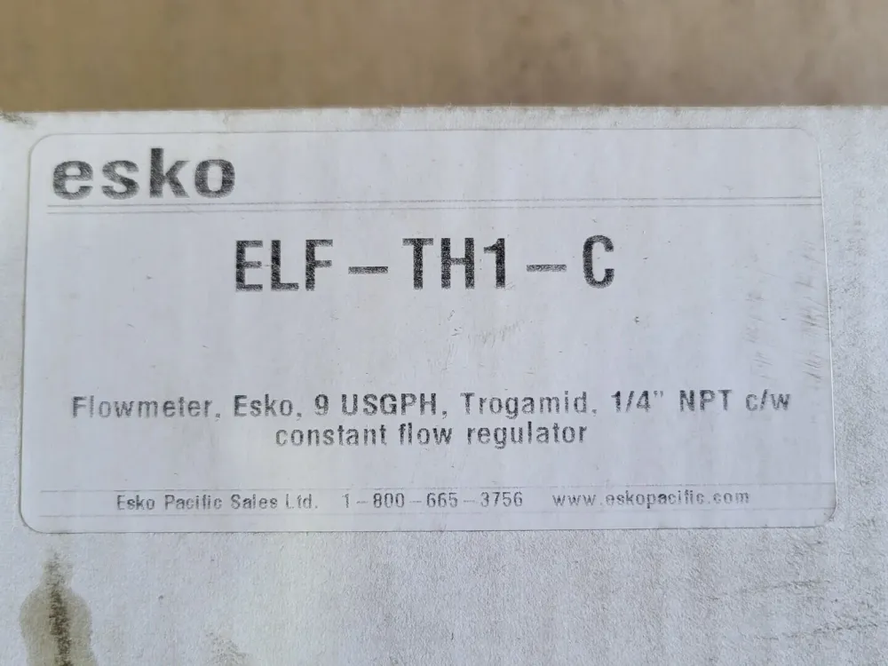 1/4" NPT c/w Constant Flow Regulator Trogamid ELF-TH1-C