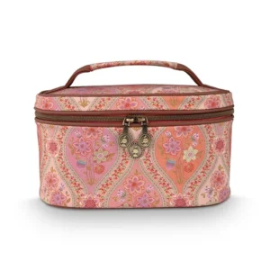 Pip Studio - Cleo Make-up Tasje Dames - Ornamento - Oranje - 26x16x16cm
