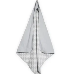 Jollein - Badcape Mini waffle grey 75x75cm