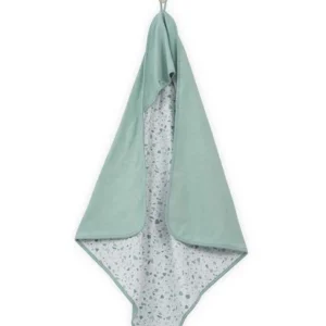 Jollein - Badcape Tiny waffle soft green 75x75cm