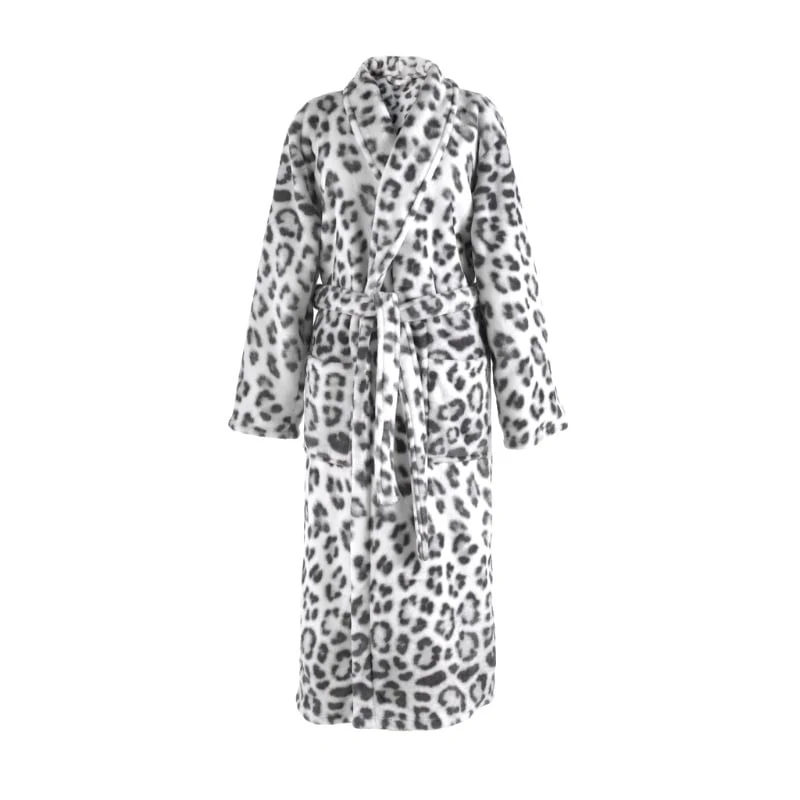 Badjas Snow Leopard Zo!Home