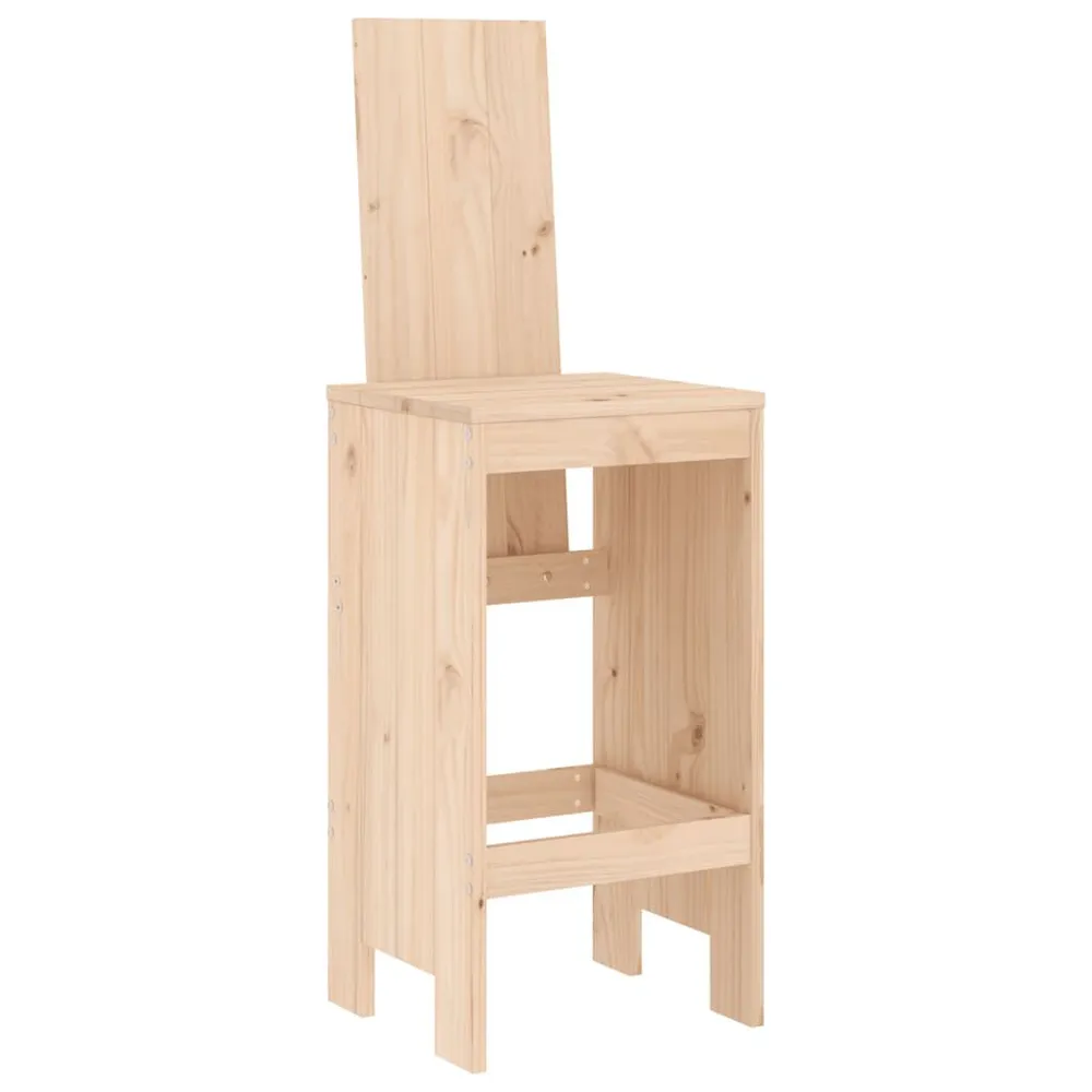 Comfortabele 9-delige Barset massief grenenhout