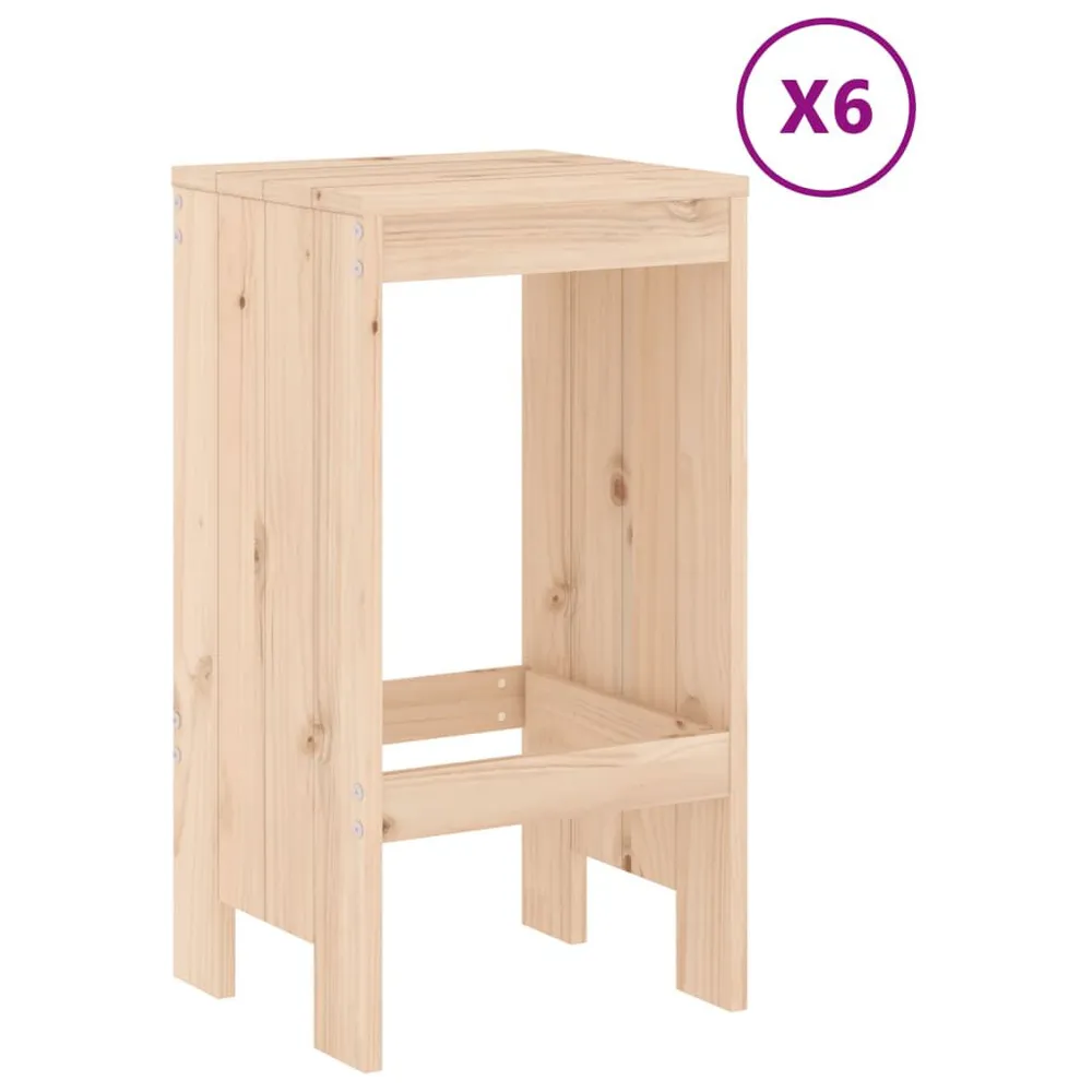 Met Eettafel 7-delige Barset massief grenenhout