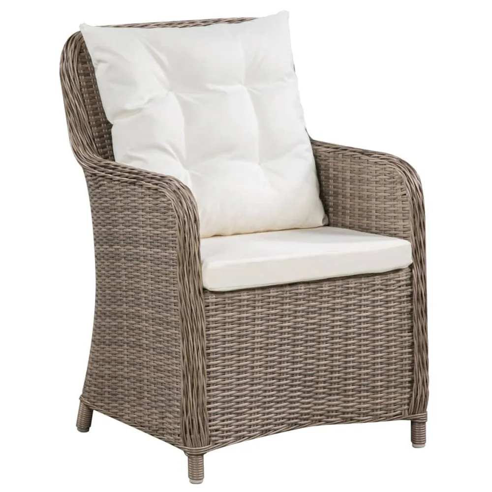 Premium All-Weather 11-delige Tuinset poly rattan bruin