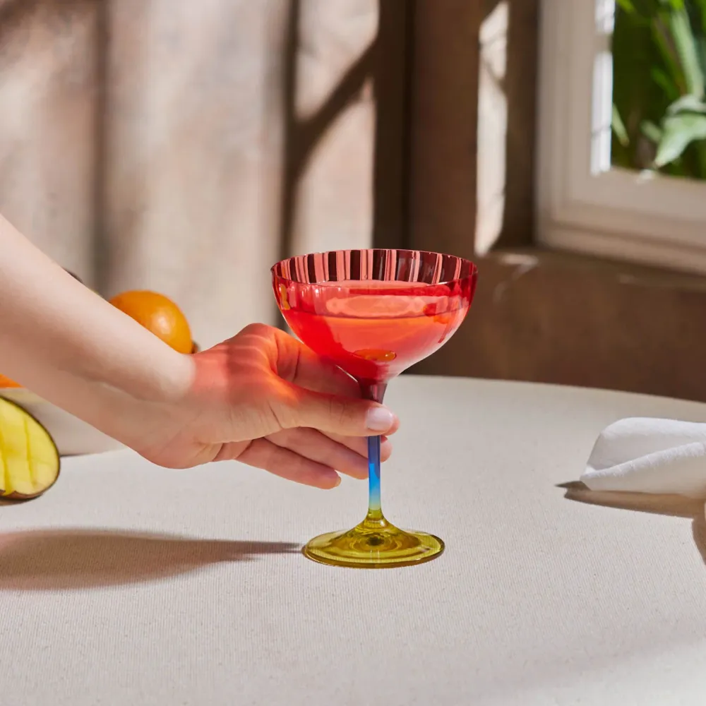 Karaca Dolce Rode Martini en IJsbecher 210 ML