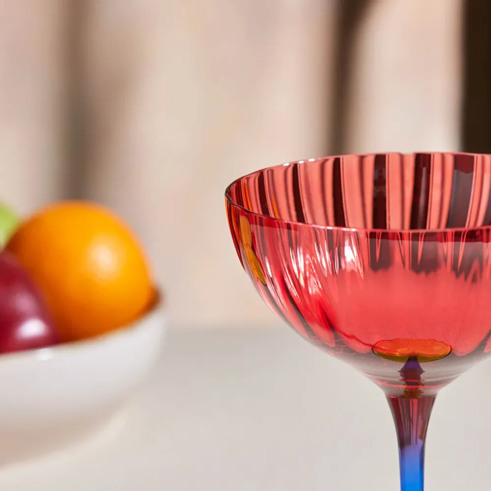 Karaca Dolce Rode Martini en IJsbecher 210 ML