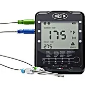Zonnewijzer met Boretti Barbecuethermometer - Met 2 sondes