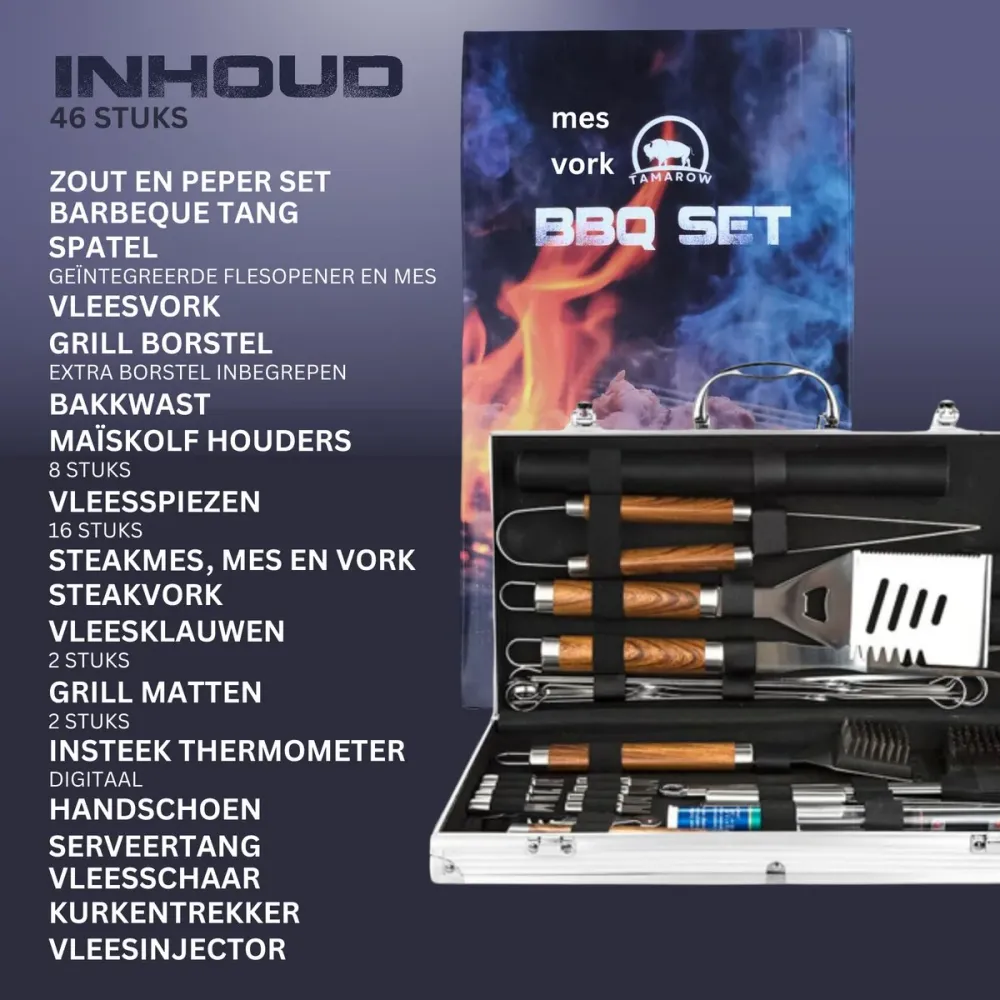 Barbeque Kookgerei Set Tamarow