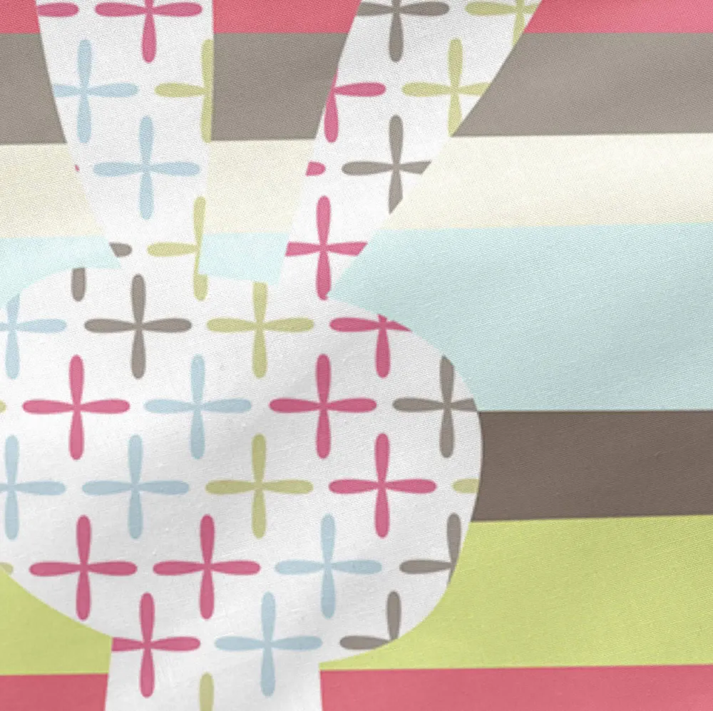 Bedbumper Rabbit Family Happy Friday