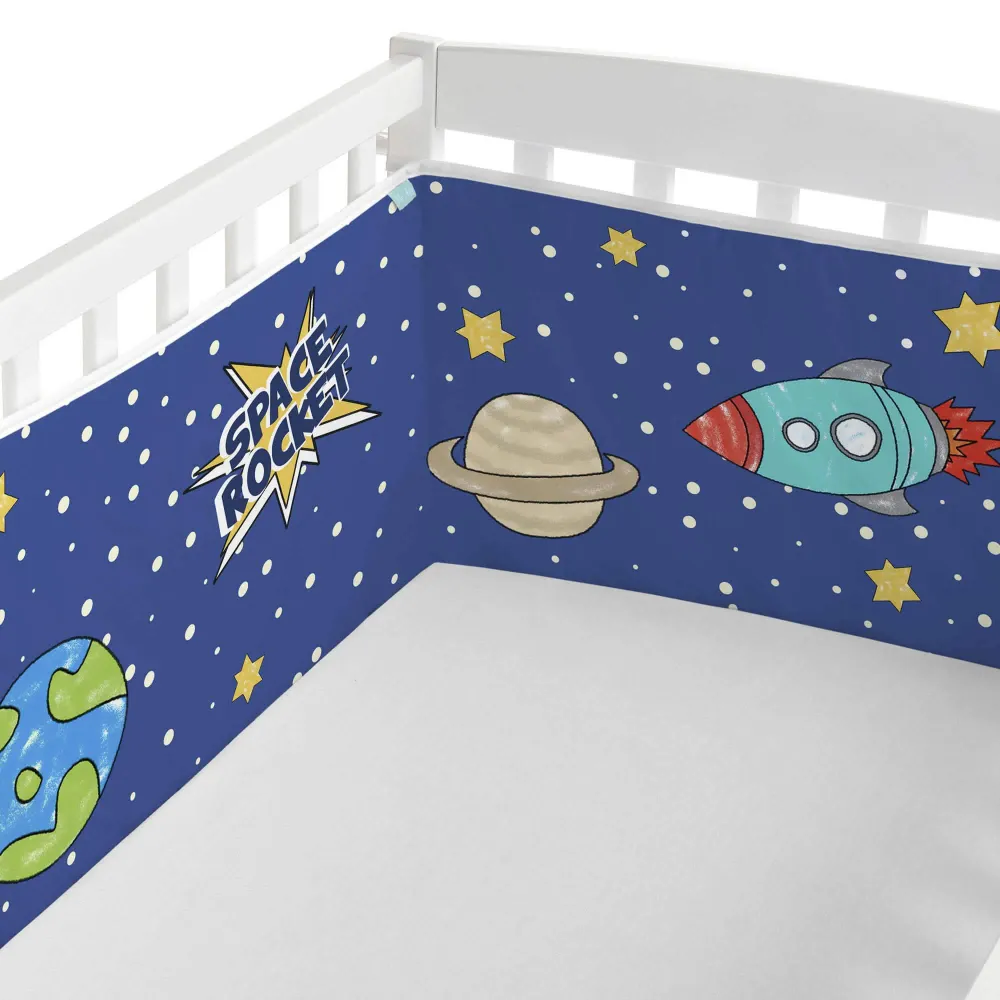 Bedbumper Space Rocket Happy Friday