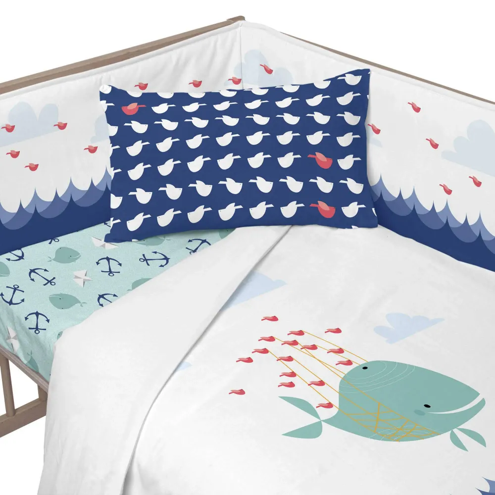 Bedbumper Whale Happy Friday