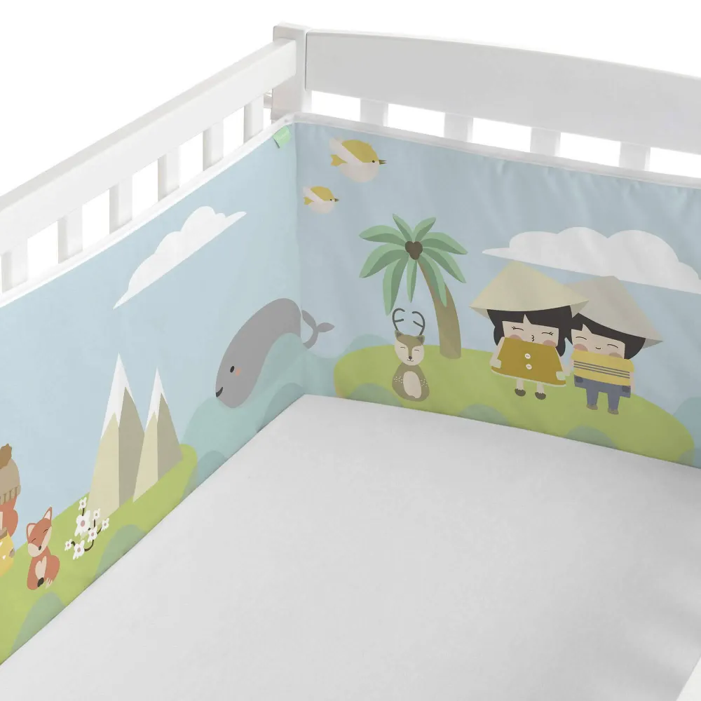 Bedbumper World Map Happy Friday