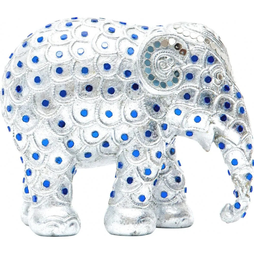 Elephant Parade olifant Ayutthaya Zilver 10cm Limited Edition 3500 AYUTTHAYA ZILVER 10