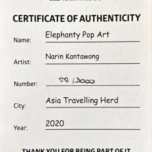 Elephant Parade olifant Elephanty Pop Art 15cm Limited Edition 3000 ELEPHANTY POP ART 15