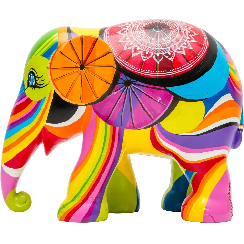 Elephant Parade olifant Kleuren van Chiang Mai 15cm Limited Edition 3000 KLEUREN VAN CHIANG MAI 15