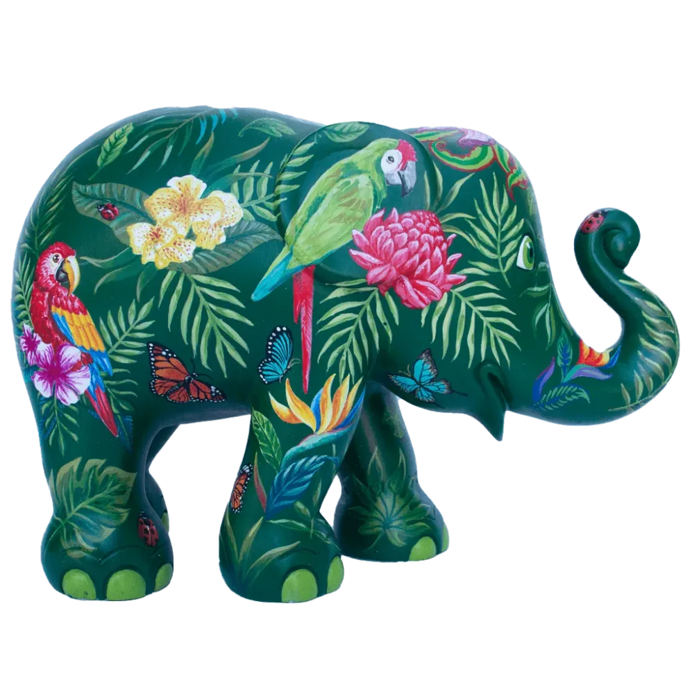 Elephant Parade olifant Plant Paradise 15cm Limited Edition 3000 stuks PLANT PARADISE 15