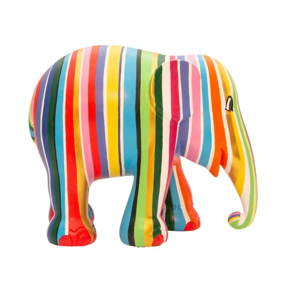 Elephant Parade olifant Ms Stripey 10cm Limited Edition 3500 MS STRIPEY 10