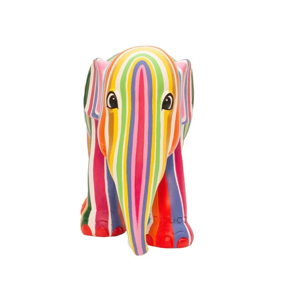 Elephant Parade olifant Ms Stripey 10cm Limited Edition 3500 MS STRIPEY 10