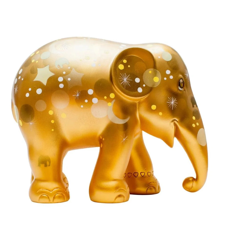 Elephant Parade Sparkling Celebration Goud 10cm SPARKING CELEBRATION GOLD 10