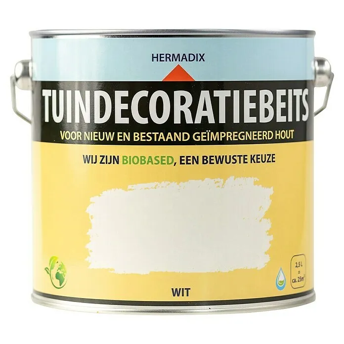 Hermadix Houtbeits - 2.500 ml, Wit