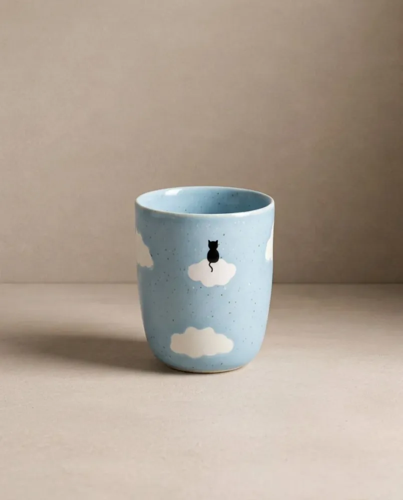 Cloud Medium Cup 220ml Kattenpapa MT