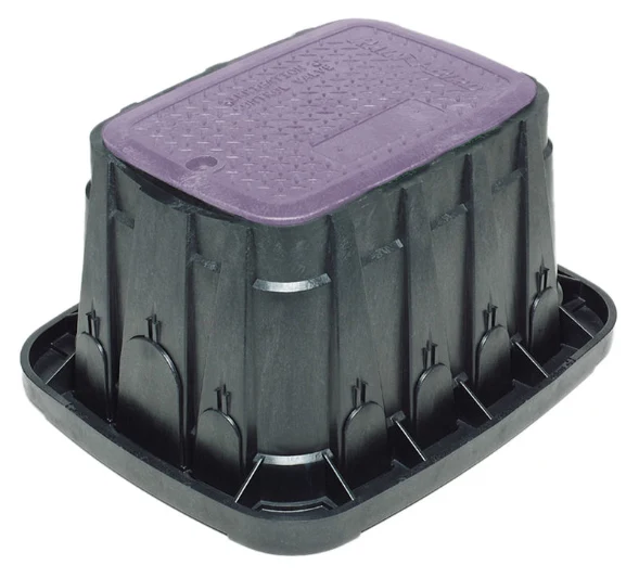 Rain Bird - VB-STDP Regulier Rectangular Valve Box w/Purple Lid
